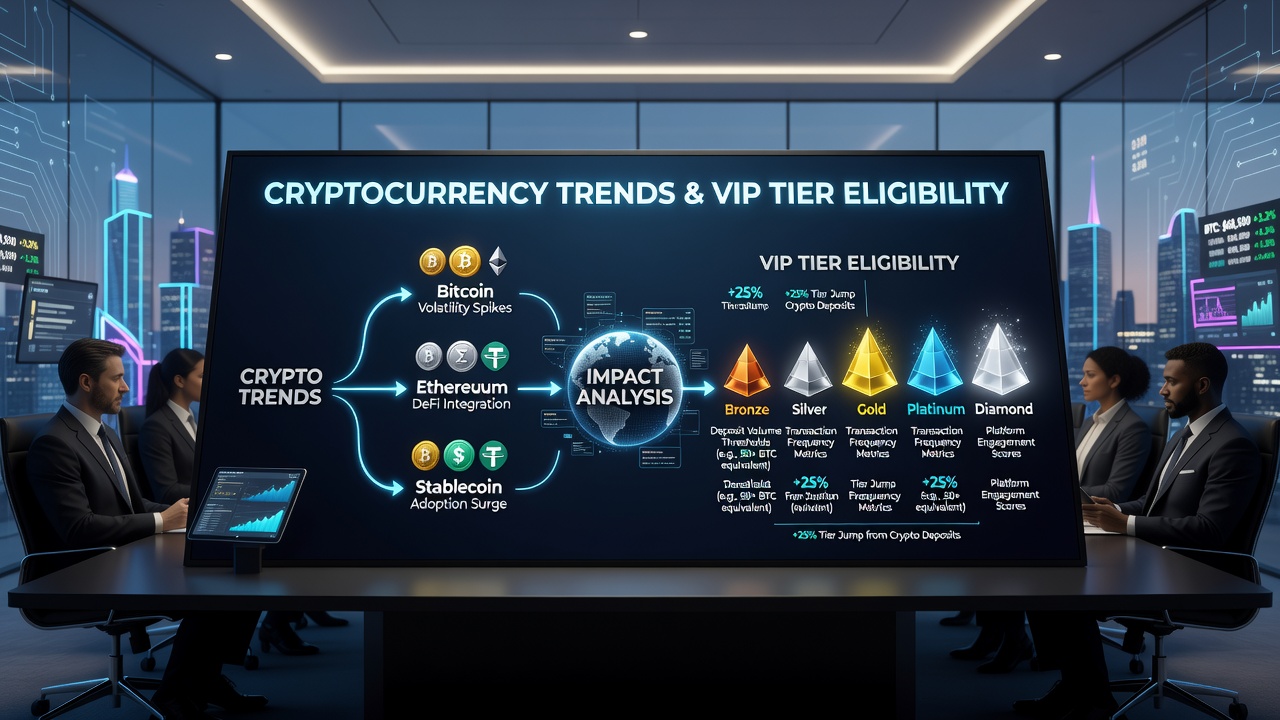 Mobile app screens displaying VIP tier benefits and cryptocurrency deposit confirmations in international sportsbook environments