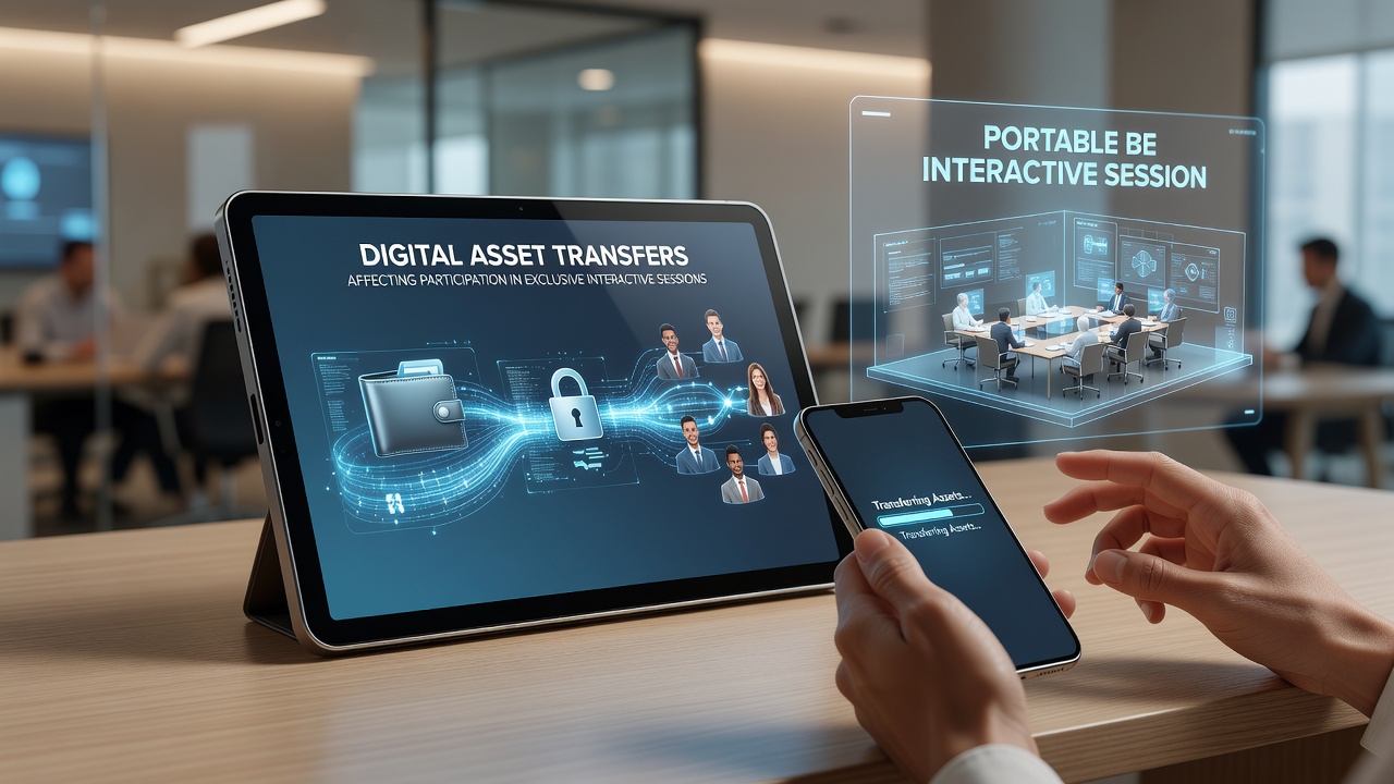 Users engaging with tiered live betting sessions on portable devices after digital asset transfers