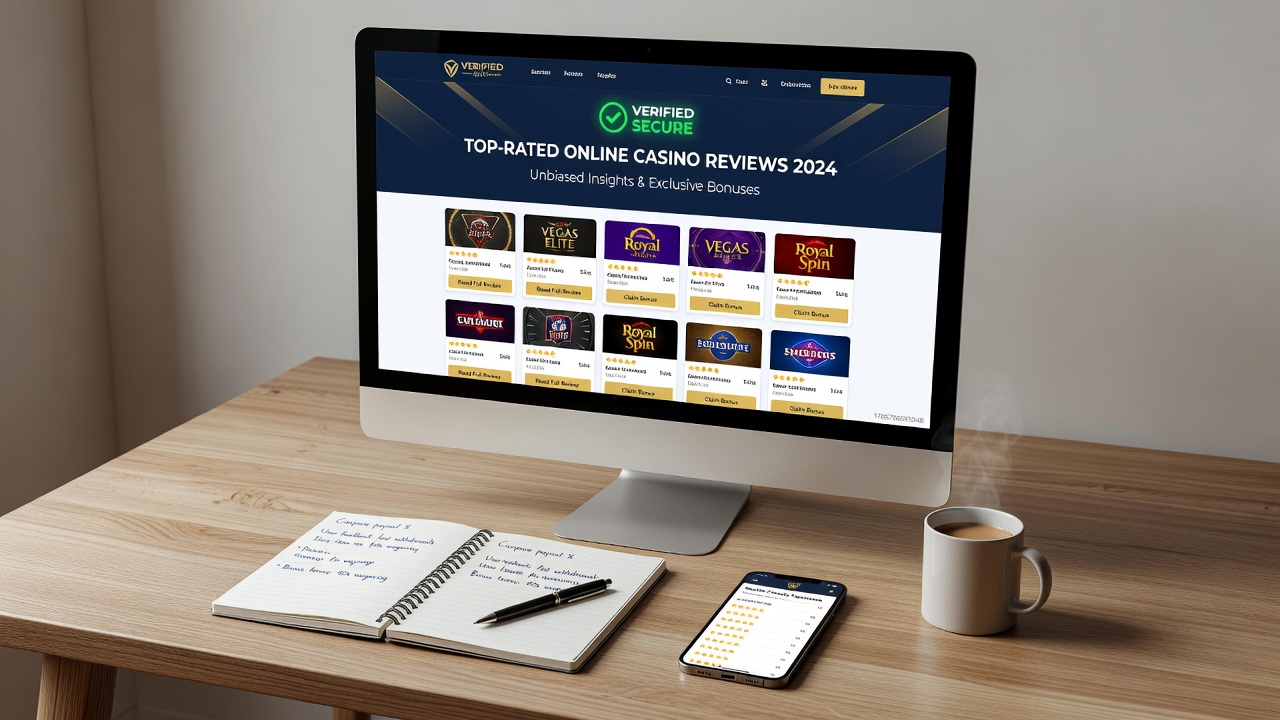 Detailed breakdown of casino review criteria including security and payment sections