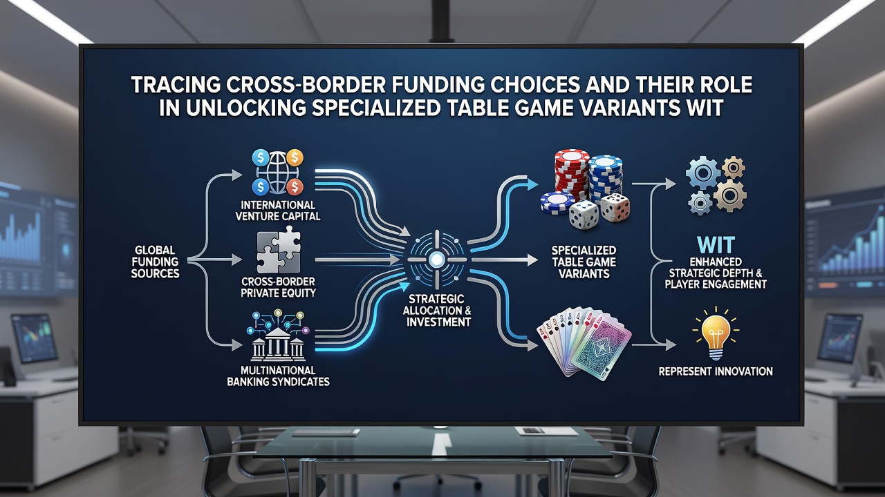 Digital ledger entries showing cross-border funding unlocking exclusive table game options